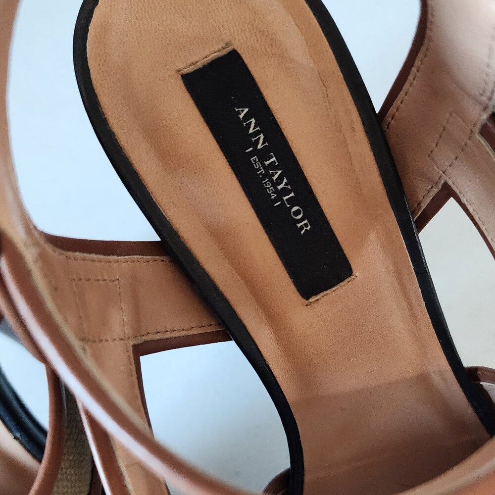 Ann Taylor Platform Sandals "Euc" - image 3